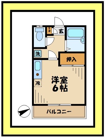 メゾンフローレンスの物件間取画像